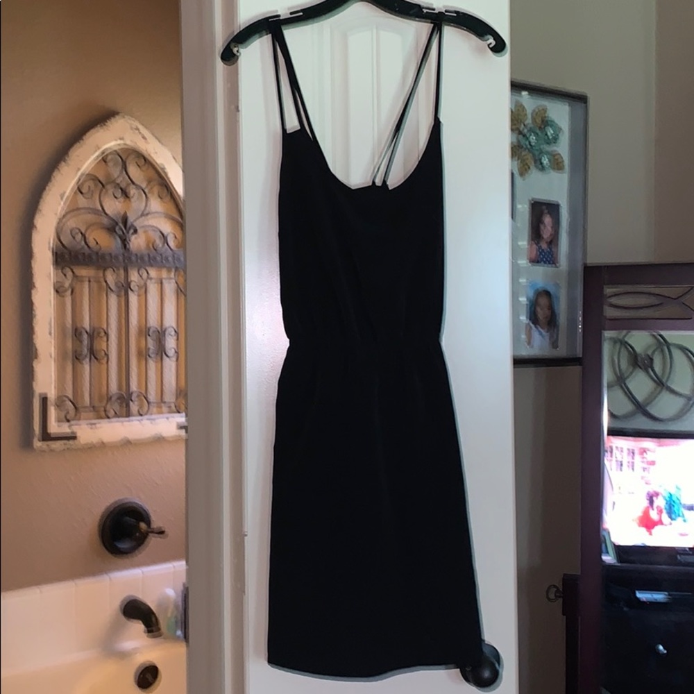 Strappy black dress